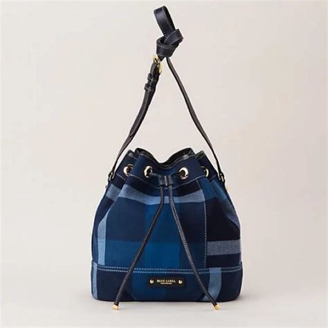 burberry bucket bag blue label|authentic burberry backpack.